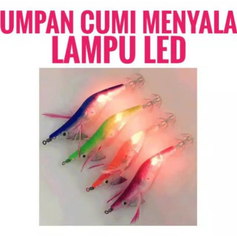 Umpan Cumi LED 10 cm