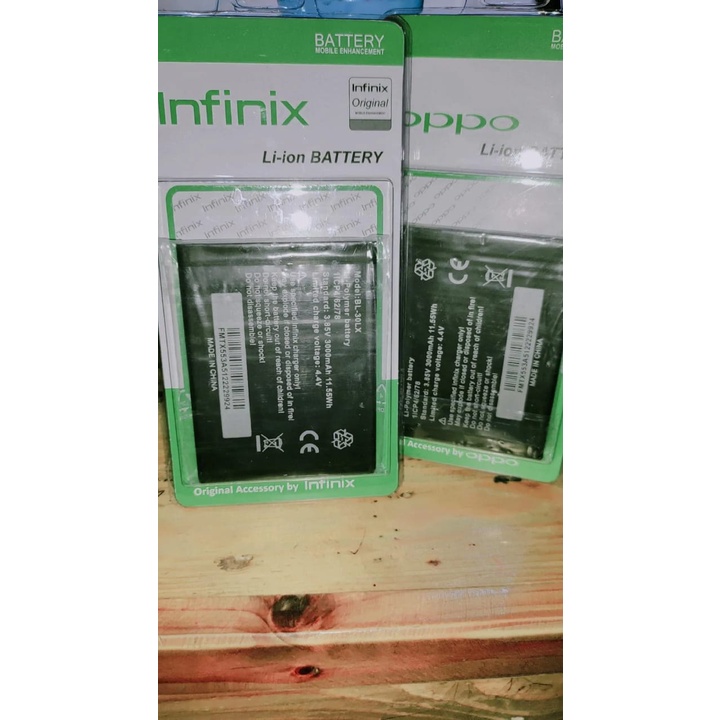 Baterai Batre Infinix Hot 3 Lite X554 Hot 3 Max X553 BL-30LX 3000 MAH Original Batre