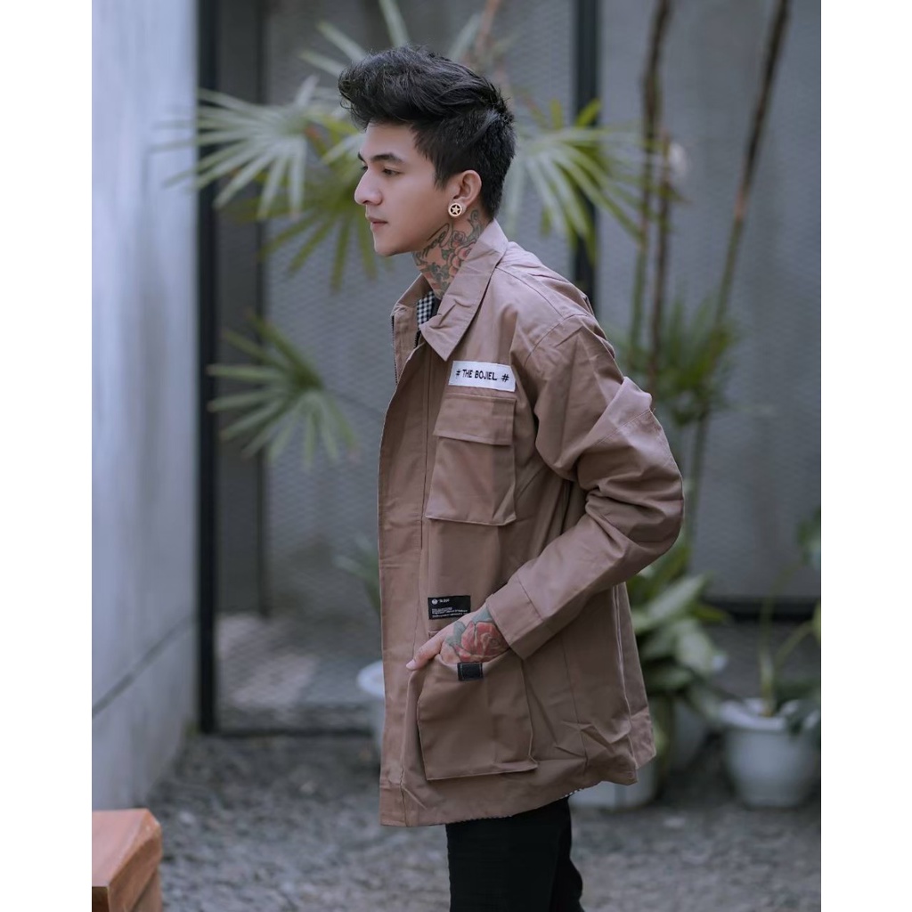 Jaket Pria Semi Parka Bordir Distro Tebal Original - JAKET SHACKET PREMIUM JAKET