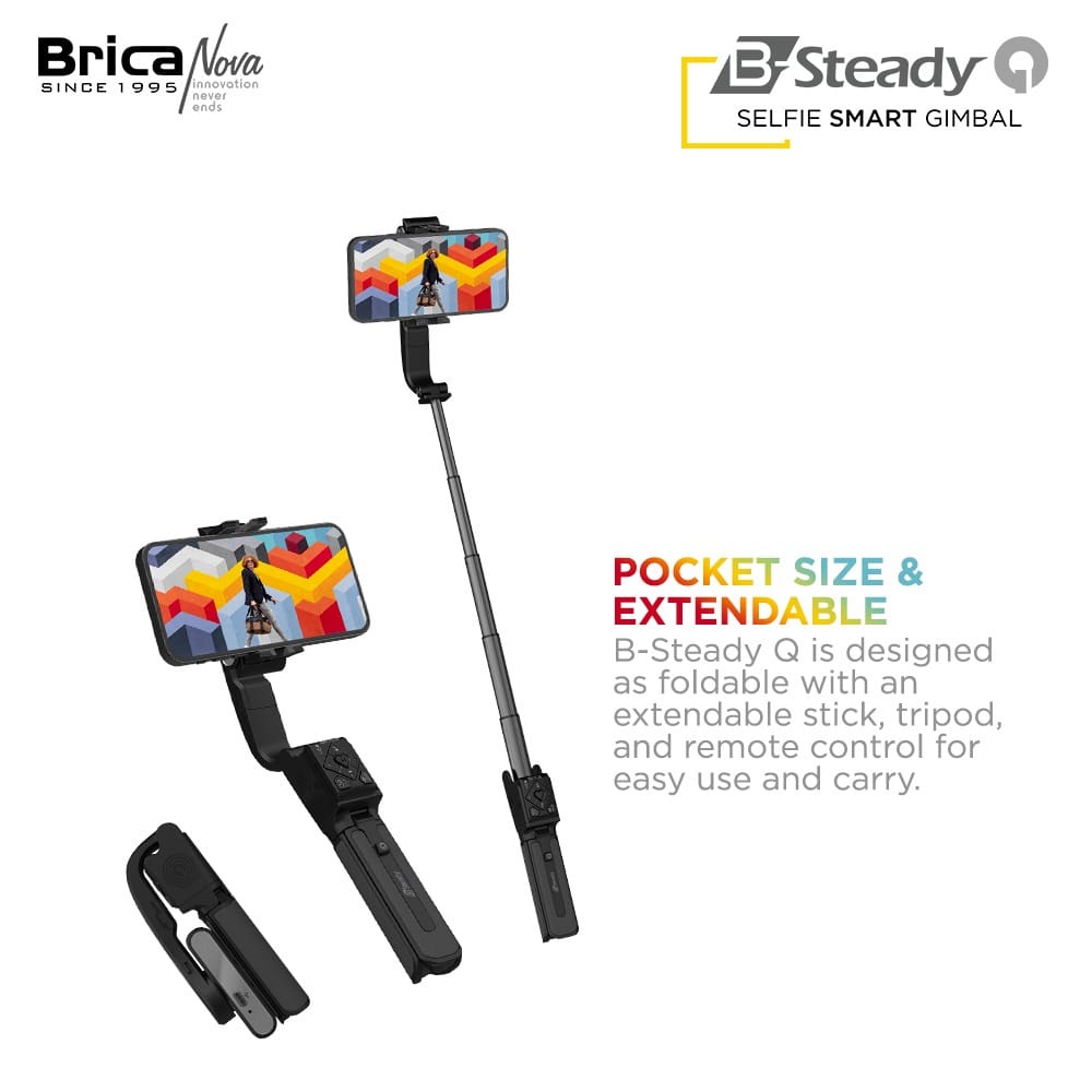 Brica BSteady Q - B-Steady Q - Selfie Smart Gimbal