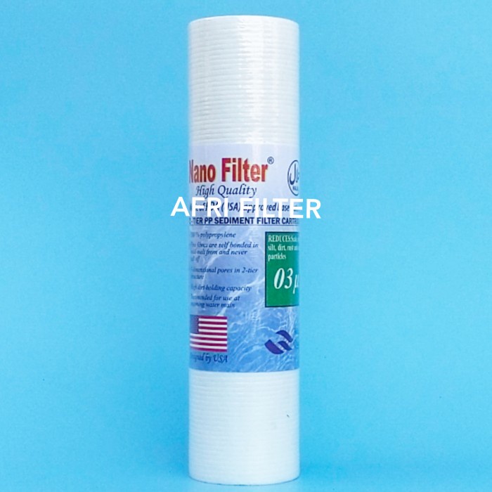 Sd200V Cartridge Filter Air / Sediment 10" Nano Filter 03 Micron Bf20V1