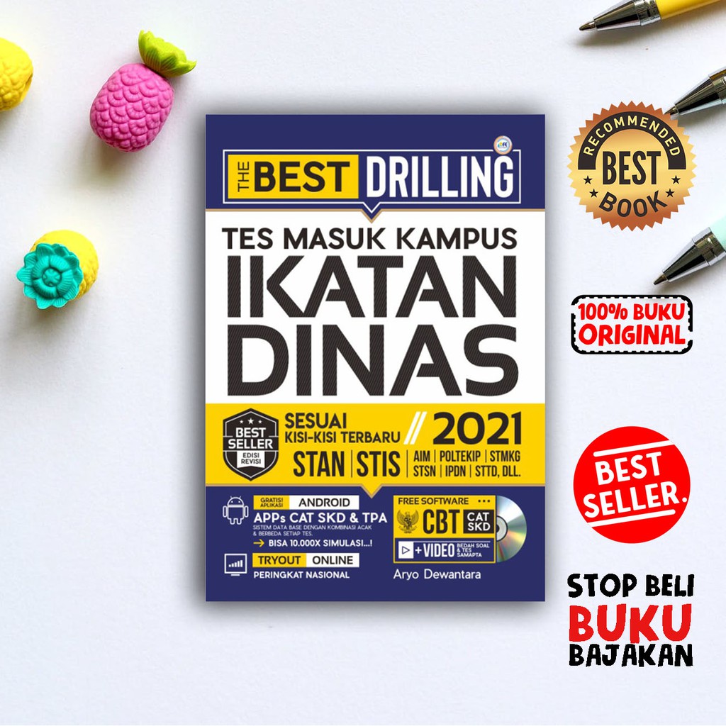 Scritto Books The Best Drilling Tes Masuk Ikatan Dinas 2022 Stan Stis Terbaru Sesuai Kurikulum