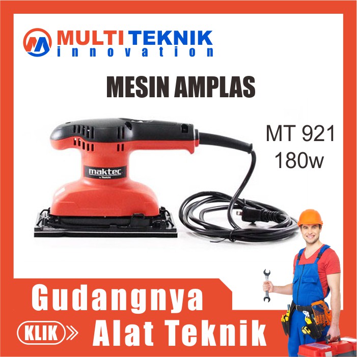 Mesin Amplas Kayu Ampelas Maktec MAkita 180 Watt MT578