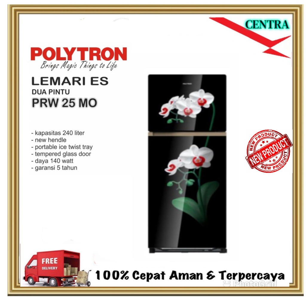 Kulkas Polytron 2 Pintu PRW-25MO Kulkas Polytron PRW25MO