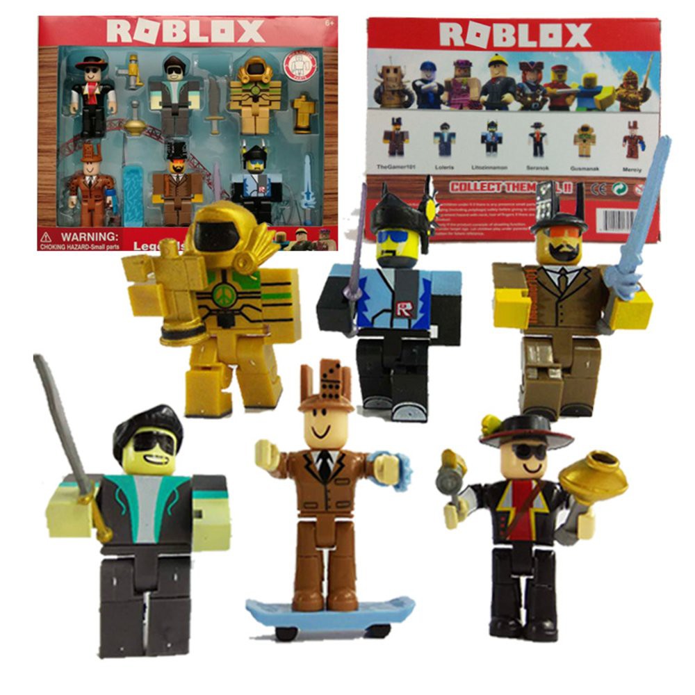 Promo Roblox Figure Legends Of Roblox 6 Figure Multipack Shopee