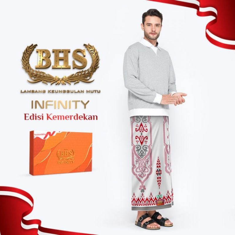 Sarung BHS Infinity Edisi Kemerdekaan PKE Putih 03