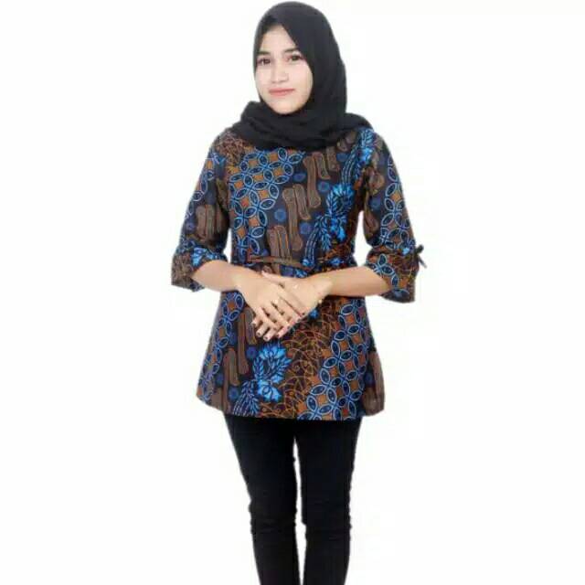 Maura Couple - Sania Ruffle Batik Couple ori Ndoro jowi DNT Garansi Termurah Shopee