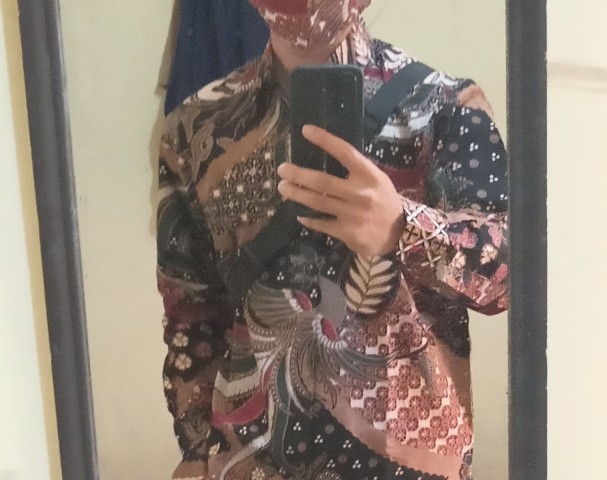 Baju Batik Lengan Panjang Kemeja Batik Solo Premium Slimfit  Modern Pria Batik Aluna Asd-027