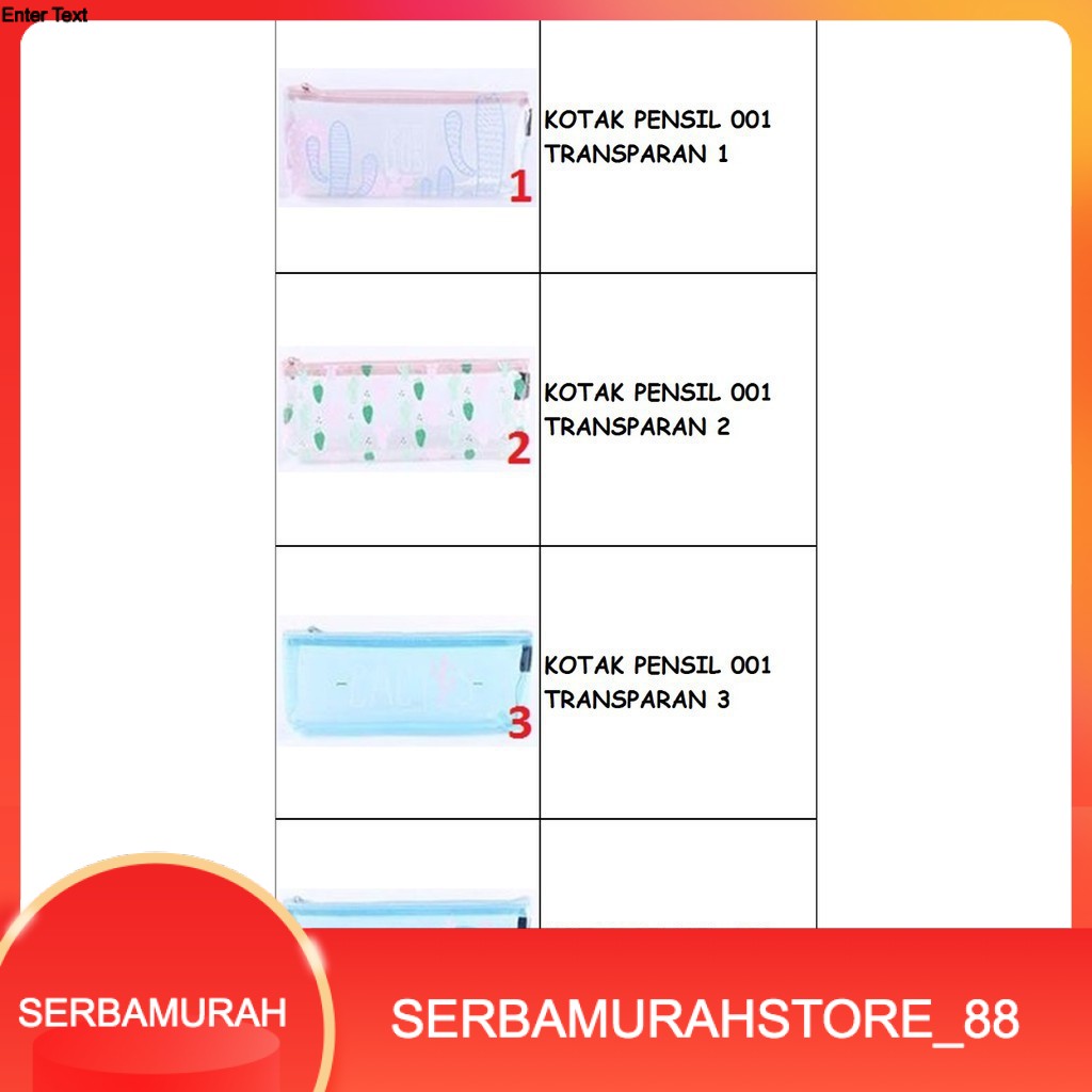 

Murah Tempat Kotak Pens 001 Kaktus Transparan Kaktus Cactus PencilTempat Pensil Glitter