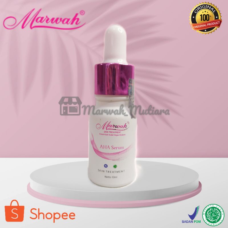 Skincare MARWAH SERUM AHA Penghilang Flek Hitam