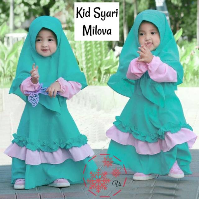 XC - Maxi Milova Kids / Maxi Anak / Gamis Anak / Maxi Anak Cantik / Gamis Anak Cewek