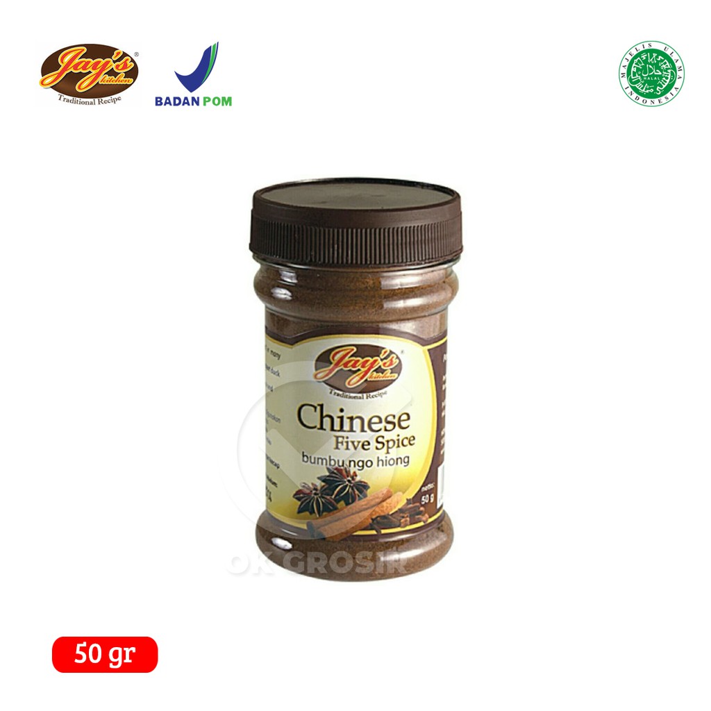 

Jay's Chinese Five Spices / Bumbu Ngo Hiong (50 gr)
