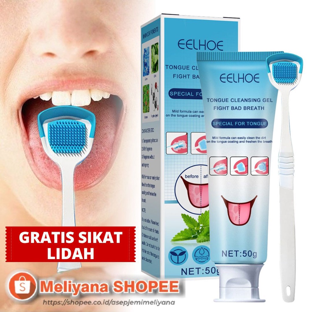 Pembersih Lidah Tongue Cleaner Anak Dewasa Bebas Bau Mulut