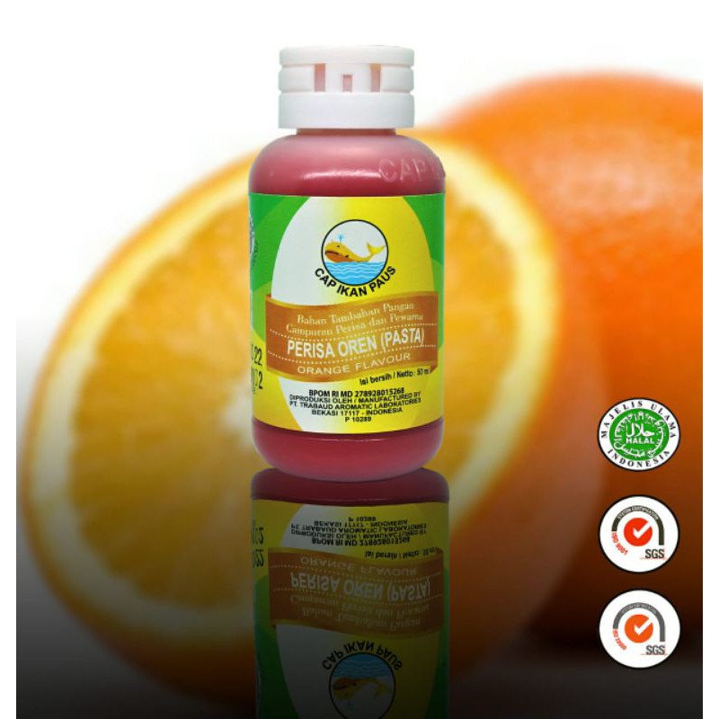 

Perisa Oren Pasta Orange Flavor Cap Ikan Paus 50 ml (6 pcs)