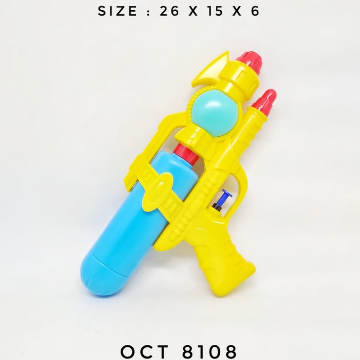 Mainan Pistol Air Warna Warni OCT8108 Water Gun 26 CM