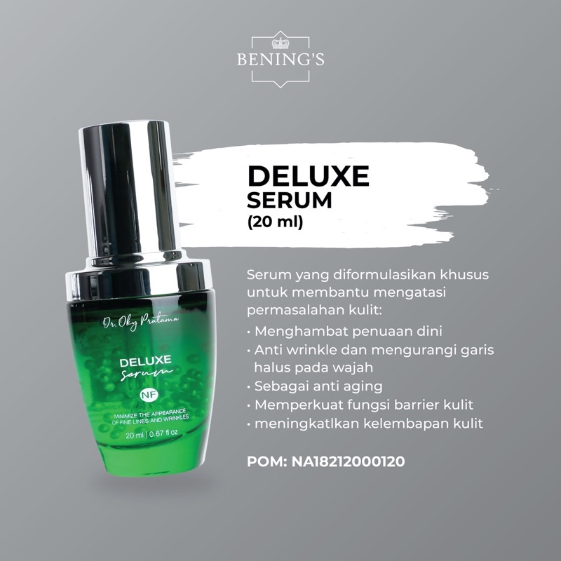 Bening's Deluxe Serum Anti Aging Benings Skincare (Benings Clinic)