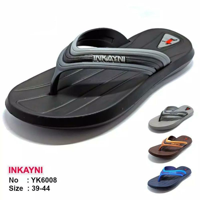 SANDAL JEPIT KARET Pria INKAYNI 6008 SIZE 35 - 44