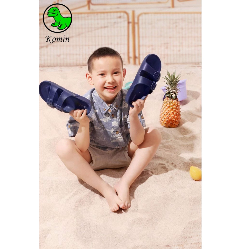 Komin sandal impor, sandal terbaru 2022 anak-anak  untuk musim panas,sandal outdoor, warnanya imut, antislip dan empuk