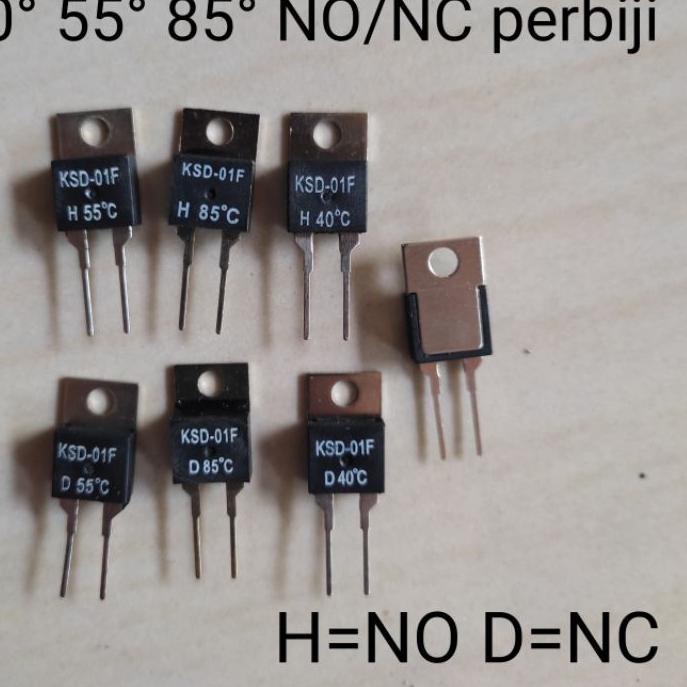 ⚡ALEE.. KSD-01F 40°C 55°C 85°C NC Normally Closed NO Normally Open 1.5A Thermal Switch Temperature S