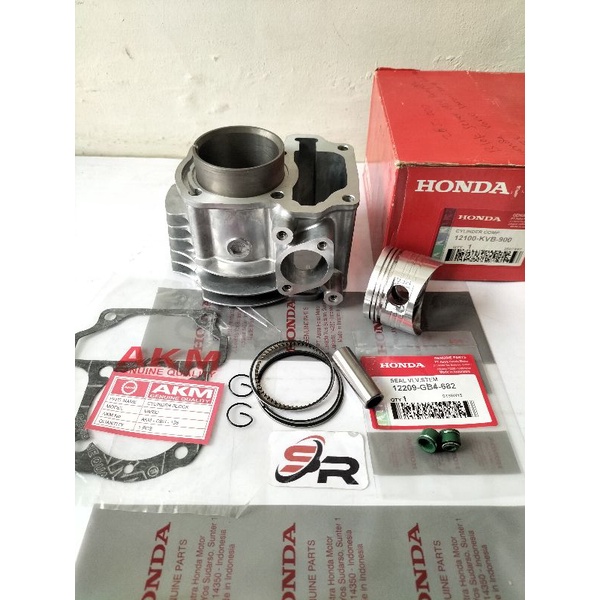 BLOK SEHER SET (KVB) HONDA ORIGINA  VARIO TEKNO 110 cc    VARIO CW NEW OLD LAMA    PRODUK SESUAI POTO