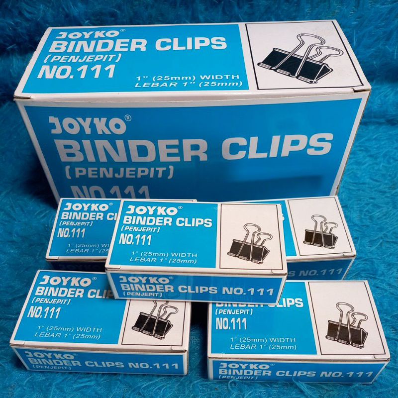 

BINDER CLIP PENJEPIT JOYKO NO.111 isi 12pc