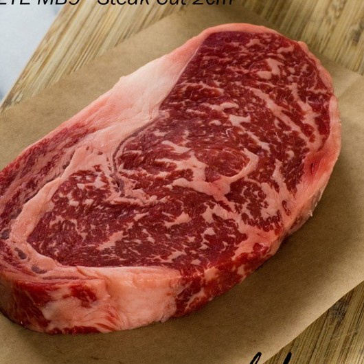 

NATUREFOOD DAGING STEAK RIBEYE MB 8-9 400 DAYS GRAINFED WAGYU BEEF
