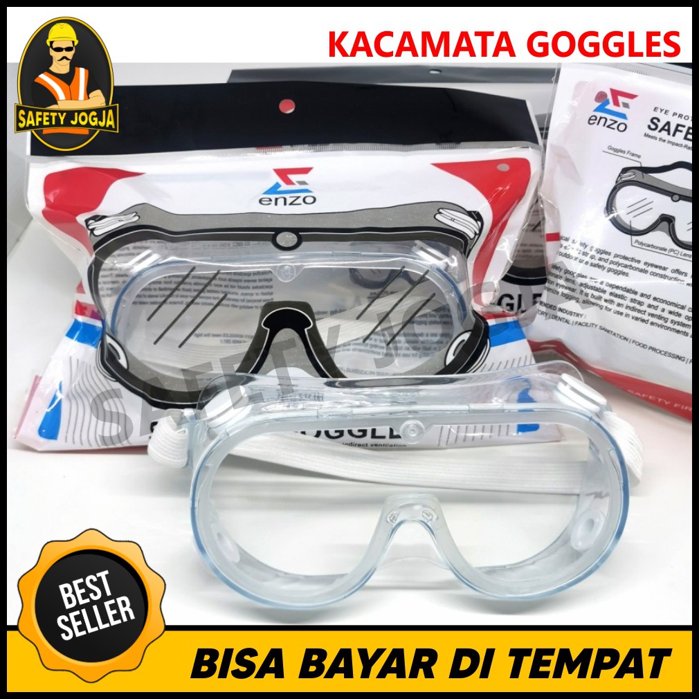 KACAMATA SAFETY GOGGLE LABORATORIUM MEDIS IMPORT ANTI FOG