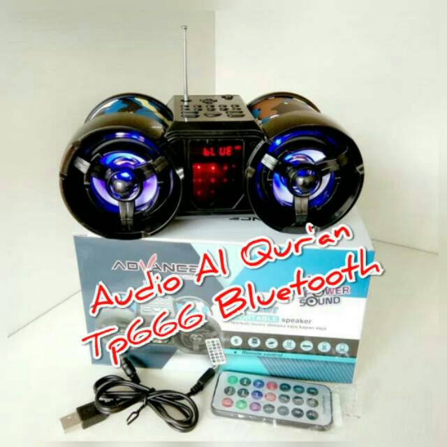 16Gb Speaker murottal Audio Al Quran hafalan kajian Advance tp-666 bluetooth murojaah tp 666 bt