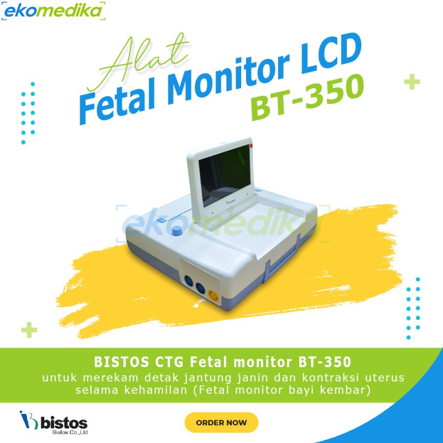 CTG Bistos BT-350 Fetal Monitor LCD / Fetal Monitor Bayi Kembar BISTOS BT 350