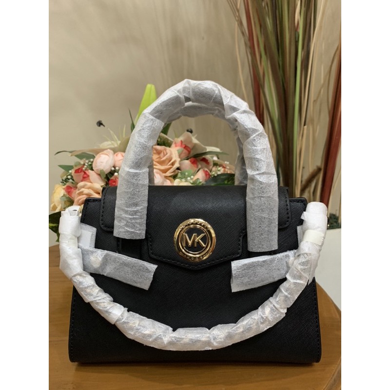 MICHAEL KORS Carmen Studded Extra Small Flap Messenger