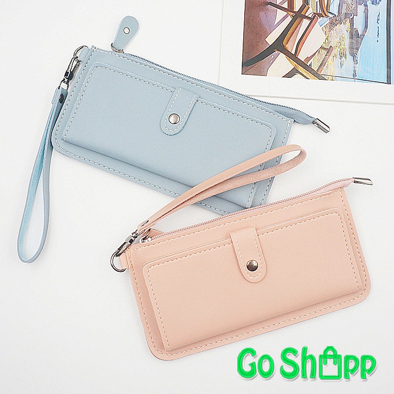 Dompet Panjang Wanita Import Kulit PU High Quality - Dompet Wanita Fashion Korea Import [PJ04]