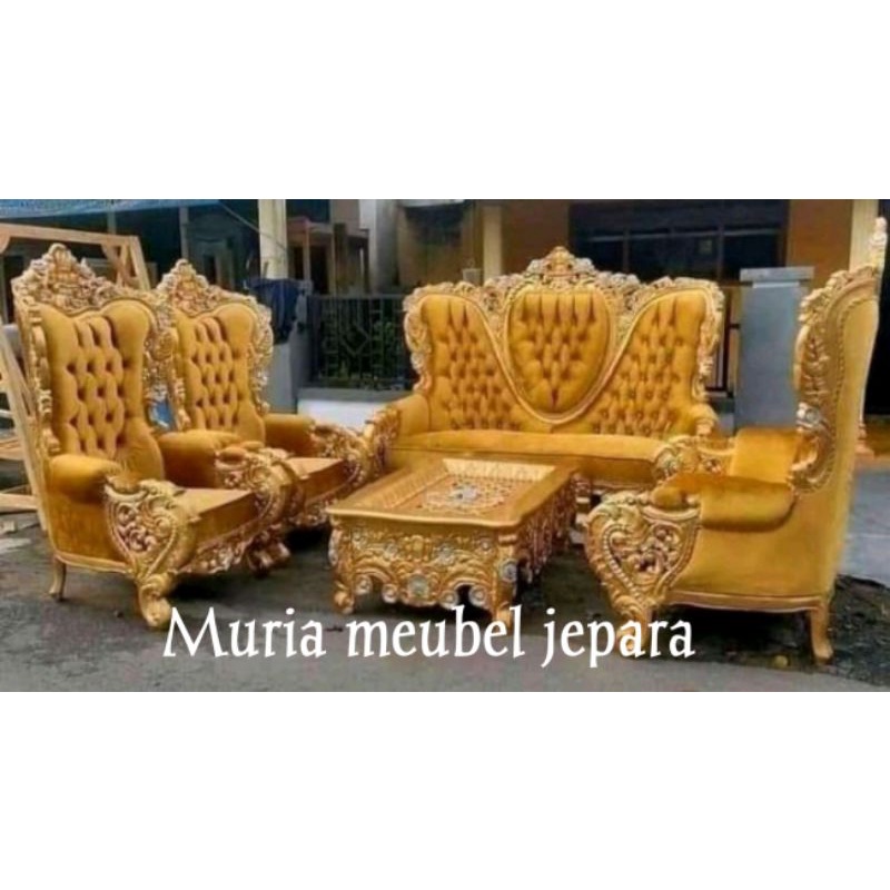 set kursi tamu bilagio ukir klasik jepara