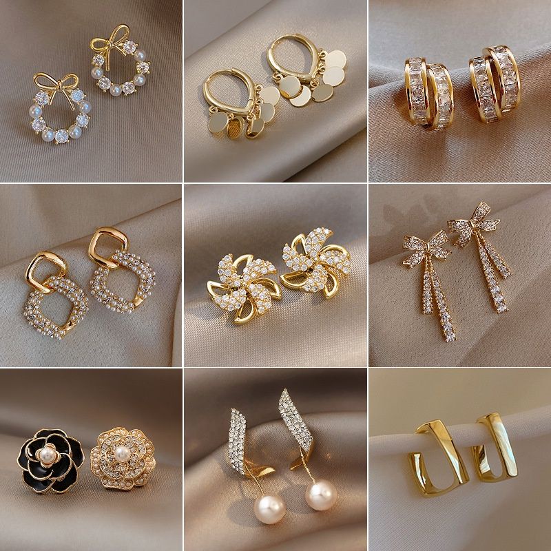 Anting xuping wanita dewasa top Random premium lapis emas termurah kwalitas mewah elegan terlaris-1