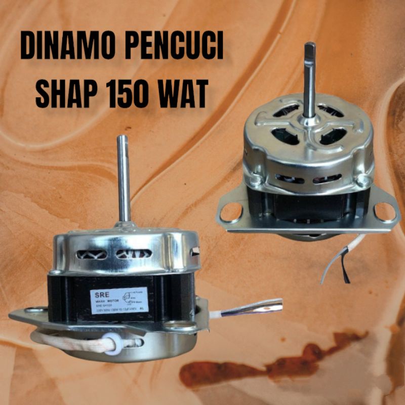 Dinamo Pencuci Mesin Cuci Sharp AL / Motor Wash Polytron / Sanken 150 watt diameter as 10 mm