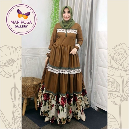 DEURA Busana Muslim Terbaru / Dress Deura / Gamis Deura Original / Setelan Gamis Deura 258 Original