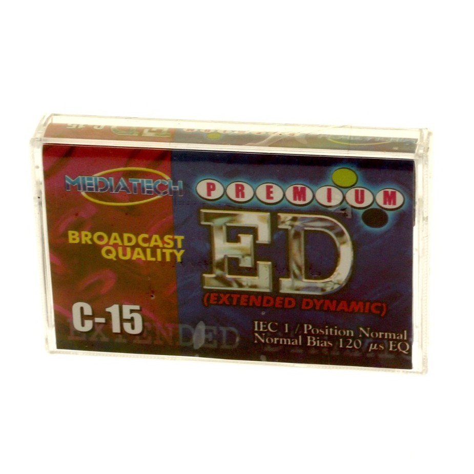 Kaset kosong  MEDIATECH ED C15 , C30 , C60, C90, C120
