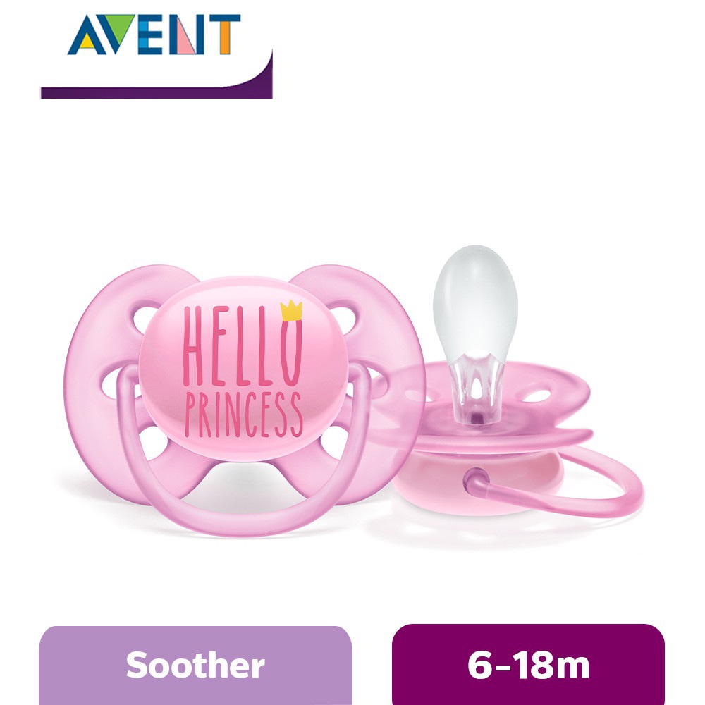 Philips Avent Soother Soft 0-6m dan 6-18m 1PC | Empeng Bayi