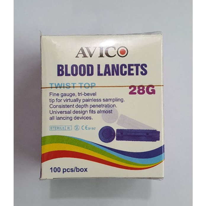 Blood lancet  28g /Jarum ambil darah /Jarum untuk alat gula darah Nesco/easytouch/Lancet sinocare
