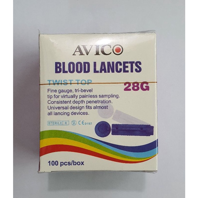 Blood lancet  28g /Jarum ambil darah /Jarum untuk alat gula darah Nesco/easytouch