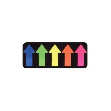 

PRONTO Neon Film arrow indexer 24x45mm 20shtx5 sticky notes