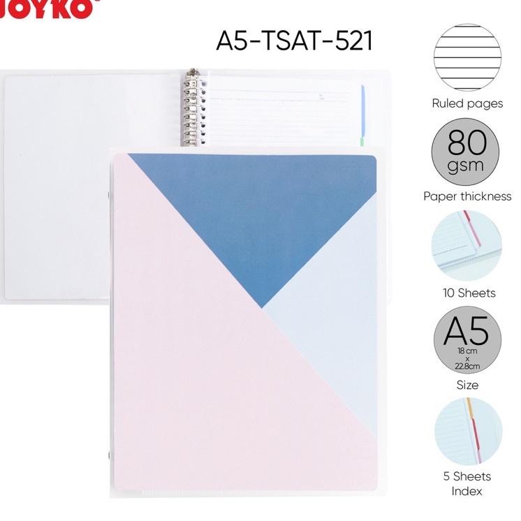 

↝ Binder Note Joyko A5-TSAT-521 / Bindee Aesthetic / Binder Joyko ㊬