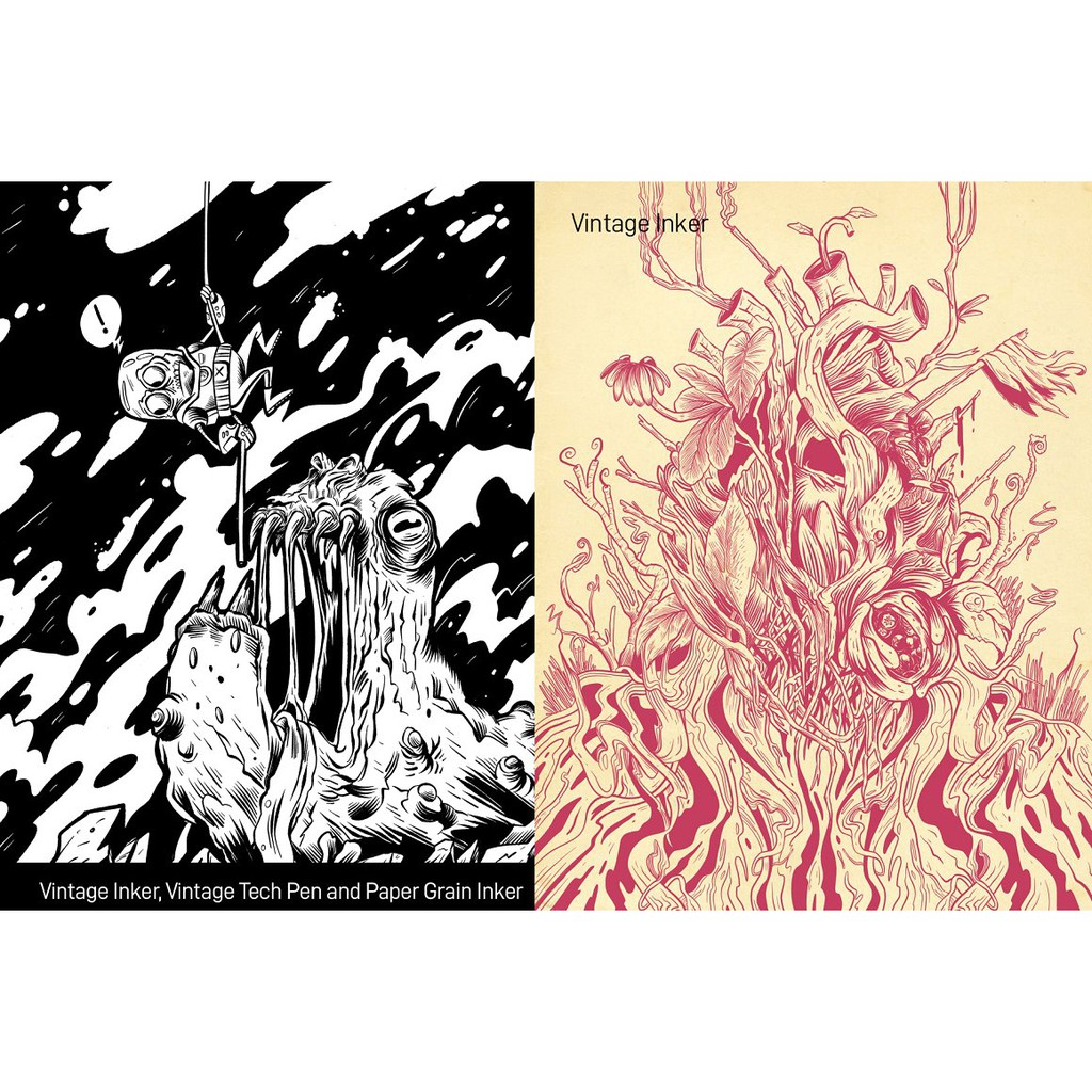 Procreate Brush - Procreate Vintage Comic Ink Brushes