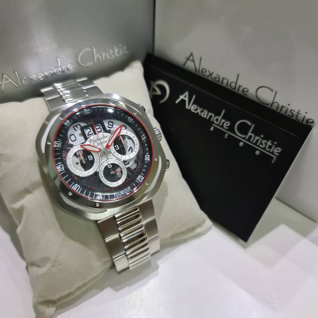 Jam Tangan Pria Alexandre Christie AC6468 AC 6468 Original Chain Watch