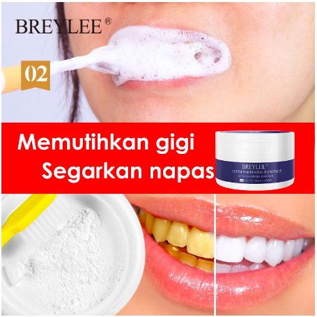 TERMURAH BREYLEE Teeth Whitening Powder odol Pemutih Gigi Dan Karang Gigi Pen Pembersih Karang Gigi Memutihkan Gigi Perawatan