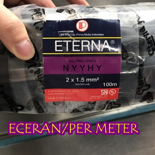 KABEL SERABUT NYYHY 2X1.5 ETERNA ECERAN