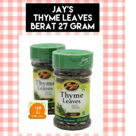 

JAY'S THYME LEAVES- DAUN THYME