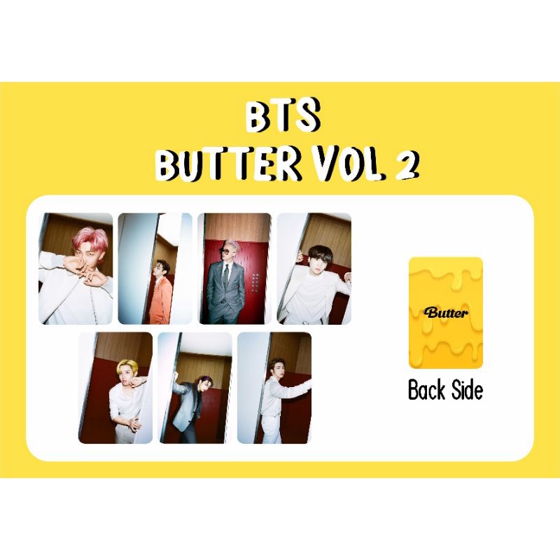 Jual Photocard Bts Butter Vol Shopee Indonesia