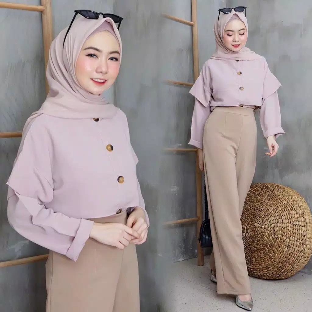 Atasan Blouse Hijab Murah Wanita Muslim Terbaru Korina