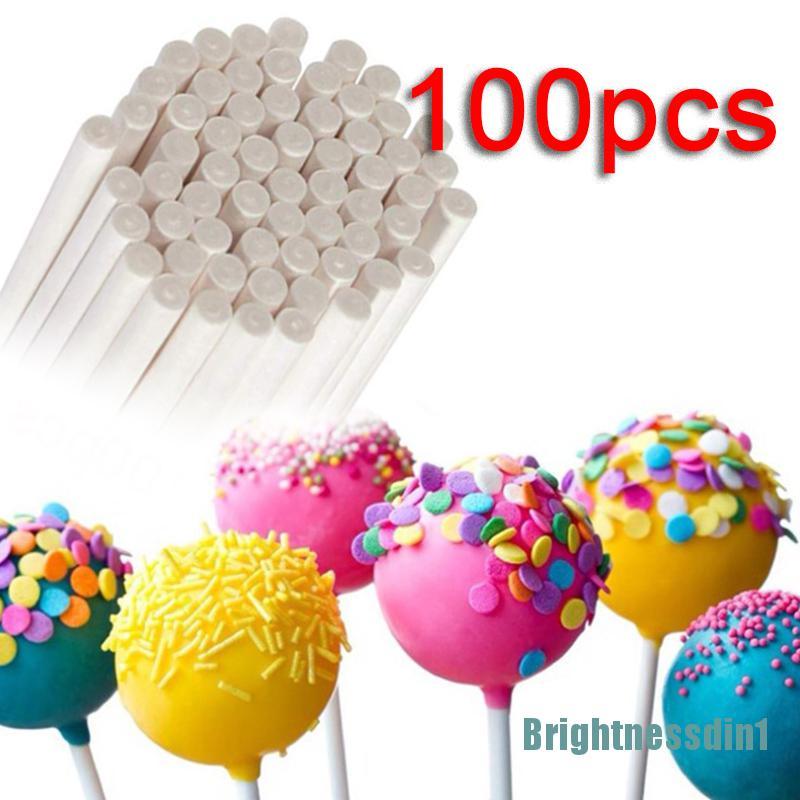 100 Pcs / set Cetakan Kertas Lolipop Kue Pops Diy