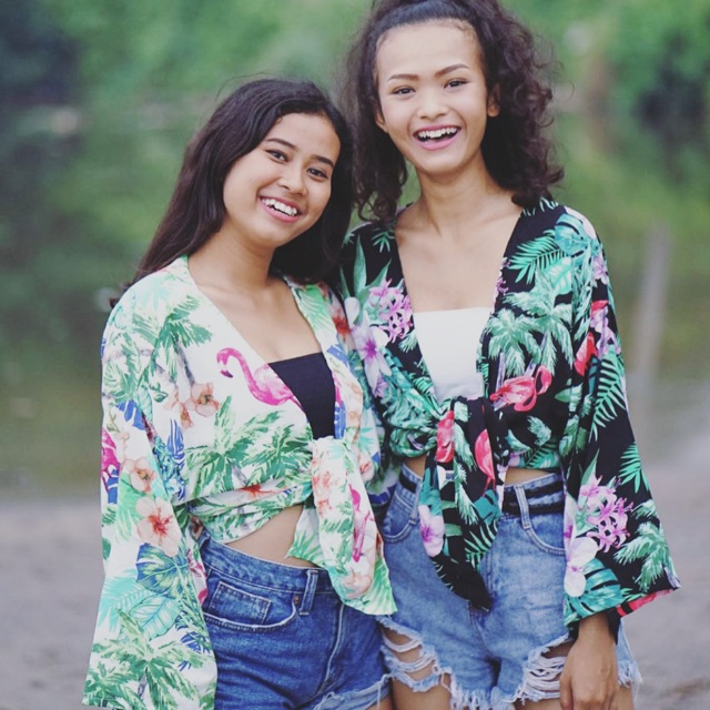 summer tropical outfit